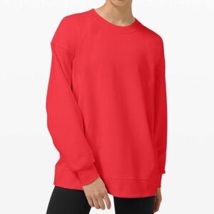 Lululemon women’s perfectly oversized crew sweatshirt